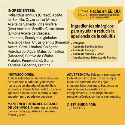 Veltrix™ Aceite Intensivo Anticelulitis Reafirmante